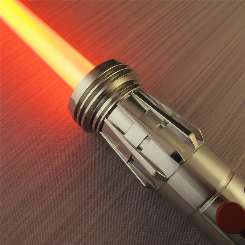 Menace SE Custom Lightsaber Silver without Windows Custom Lightsaber Ignited