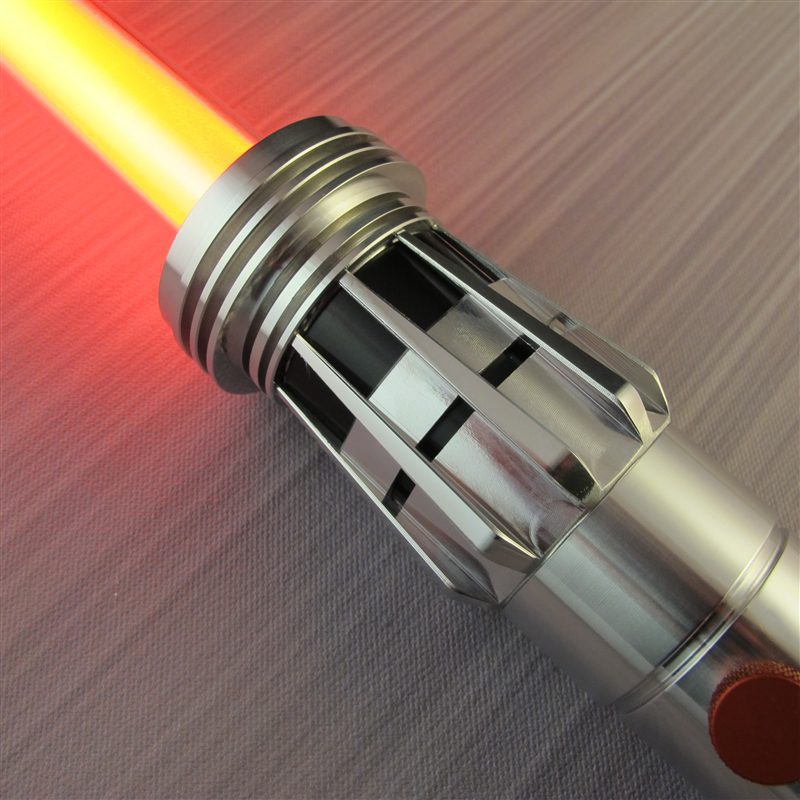 Black without Windows Menace SE Custom Lightsaber Ignited