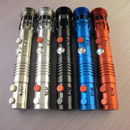 All Menace Finishes (from Left to Right: CE, SE, Dark, Azure, Crimson)