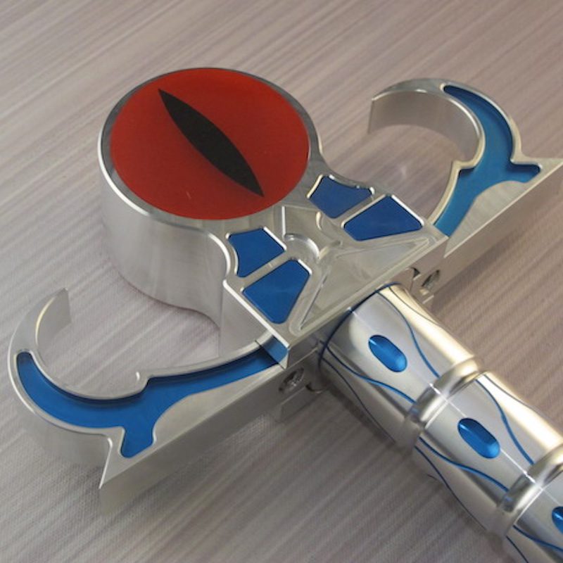 Azure Omen Lightsaber Cat's Eye Disk