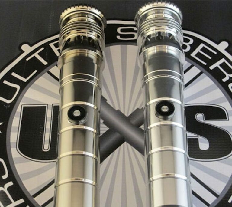 The Manticore CE Nickel Plated & CE Aluminum Custom Lightsabers