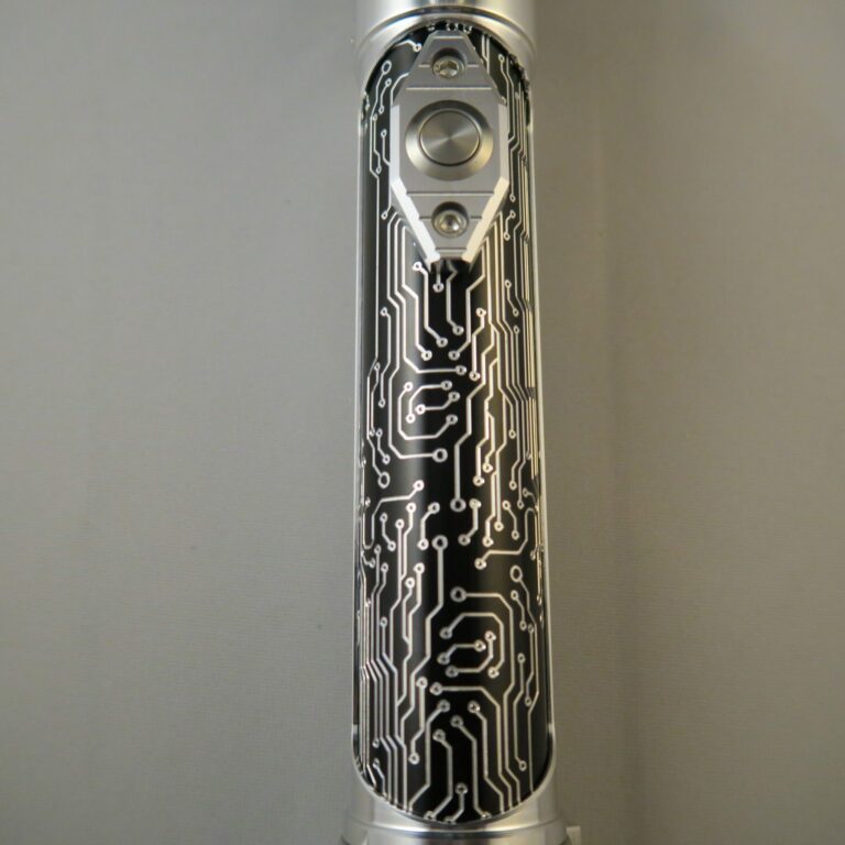 Spectre Custom Lightsaber Body View with Engraving