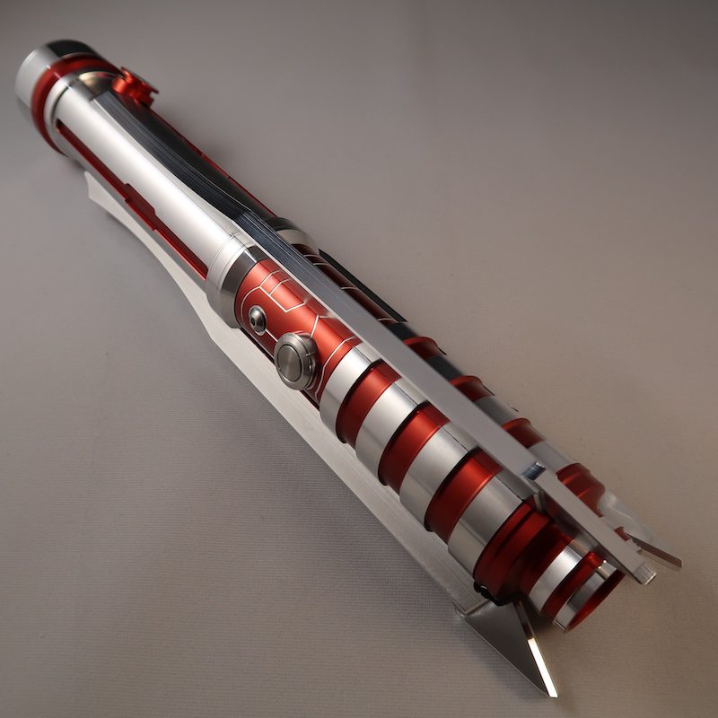 Custom Lightsaber Crimson Butcher Emitter Down