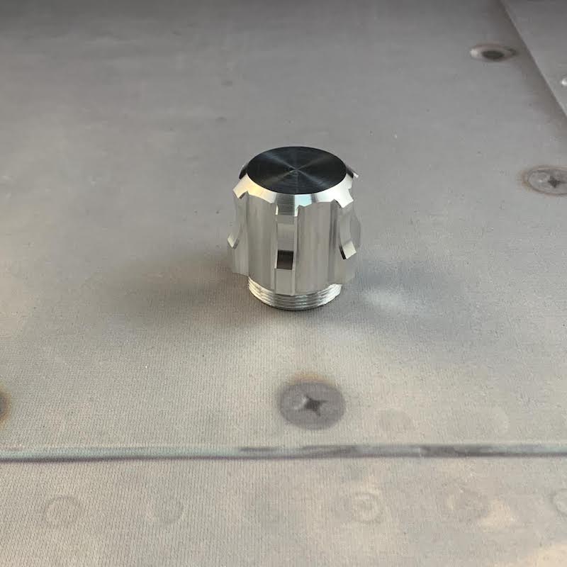 Aeon v5 Pommel for Custom Lightsaber Solid Bottom View