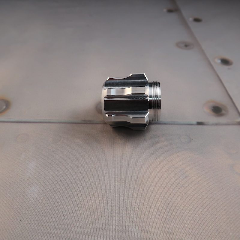 Aeon v5 Pommel for Custom Lightsaber Vented Profile View