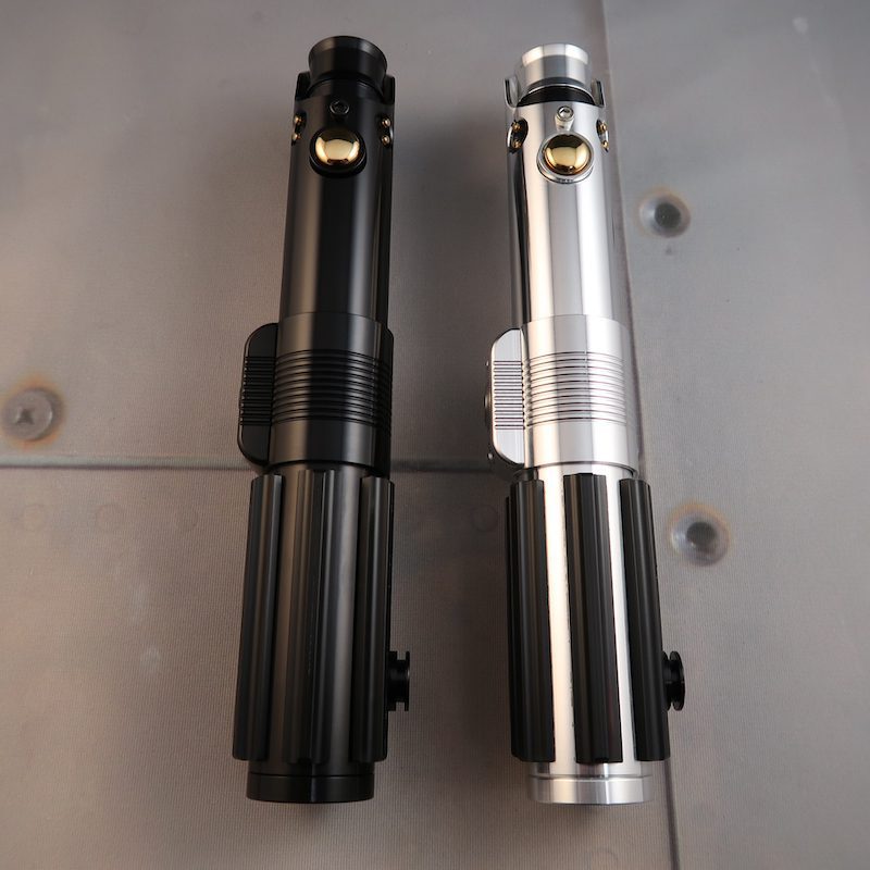 The Dark Graflex (left) & Polished Aluminum Graflex SE (Right)