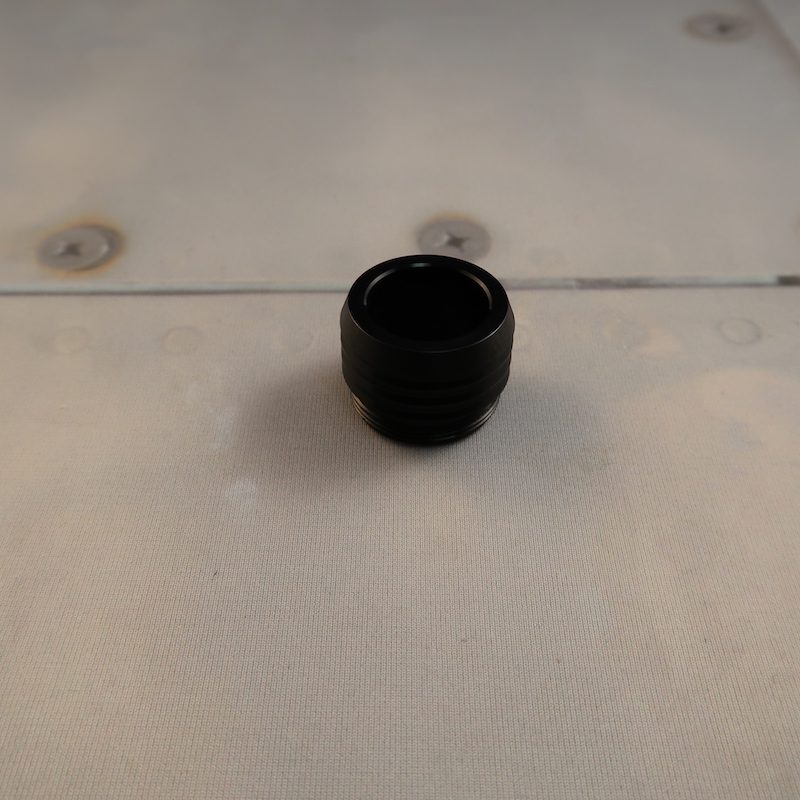 Dark Sentinel v5 Pommel for Custom Lightsabers Vented Bottom View
