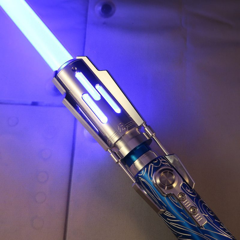 Azure Grand Master Windowed Emitter for Custom Lightsabers Ignited