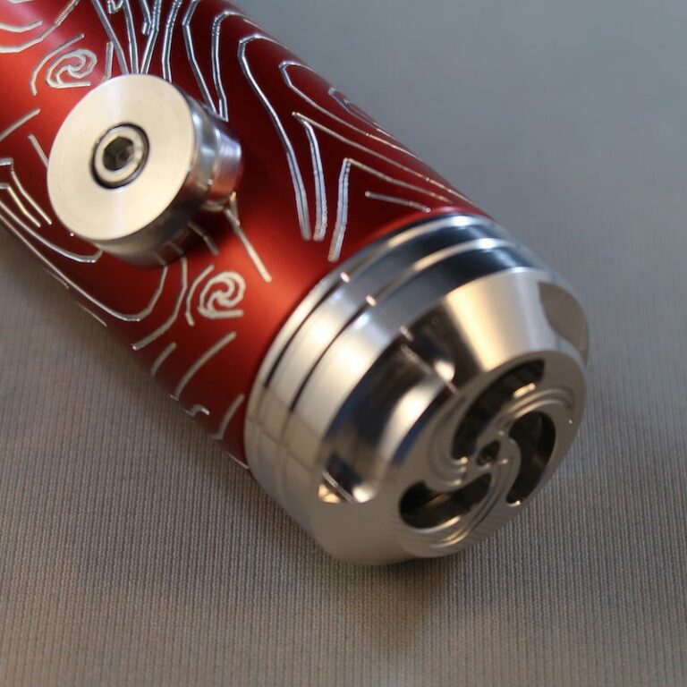 Crimson Grand Master Lightsaber Pommel