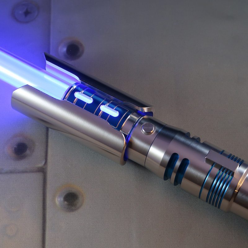 Azure Fallen Standard Custom Lightsaber Emitter With Windows View