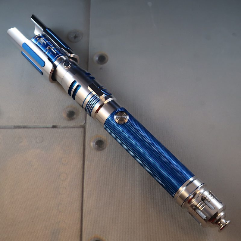 Azure Fallen With Combat Ready Custom Lightsaber Emitter