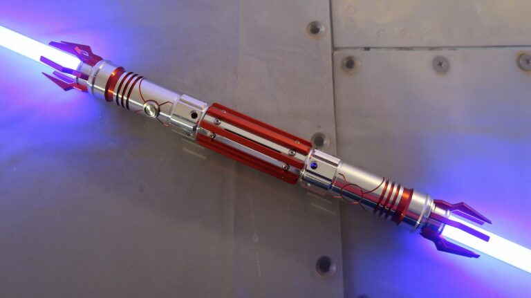 Crimson Dominicide Lightsaber Full View