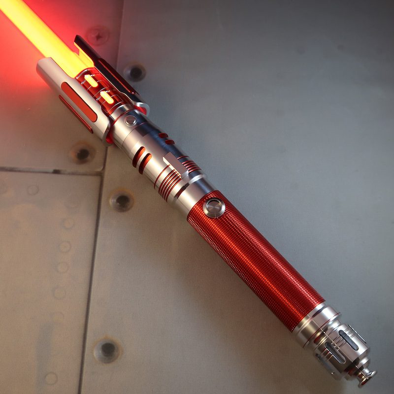 Crimson Fallen Ignited Custom Lightsaber Combat Ready Emitter