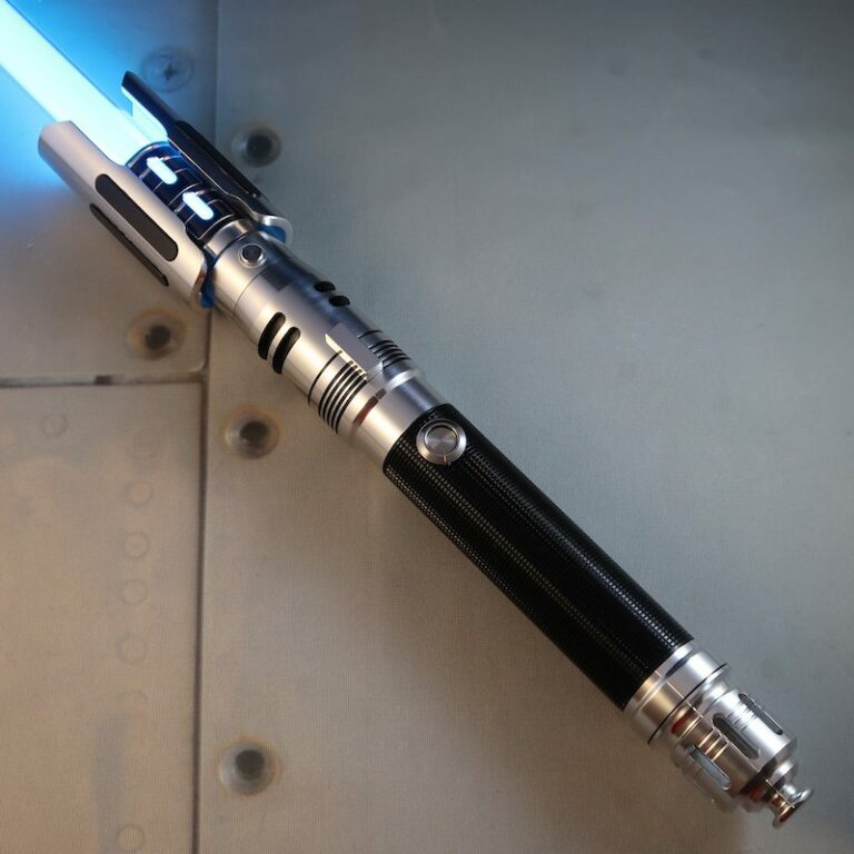 The Fallen Custom Lightsaber Combat Ready Emitter Ignited