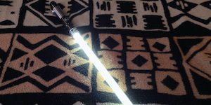 Single White Lightsaber