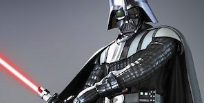 Darth Vader with Red Lightsaber