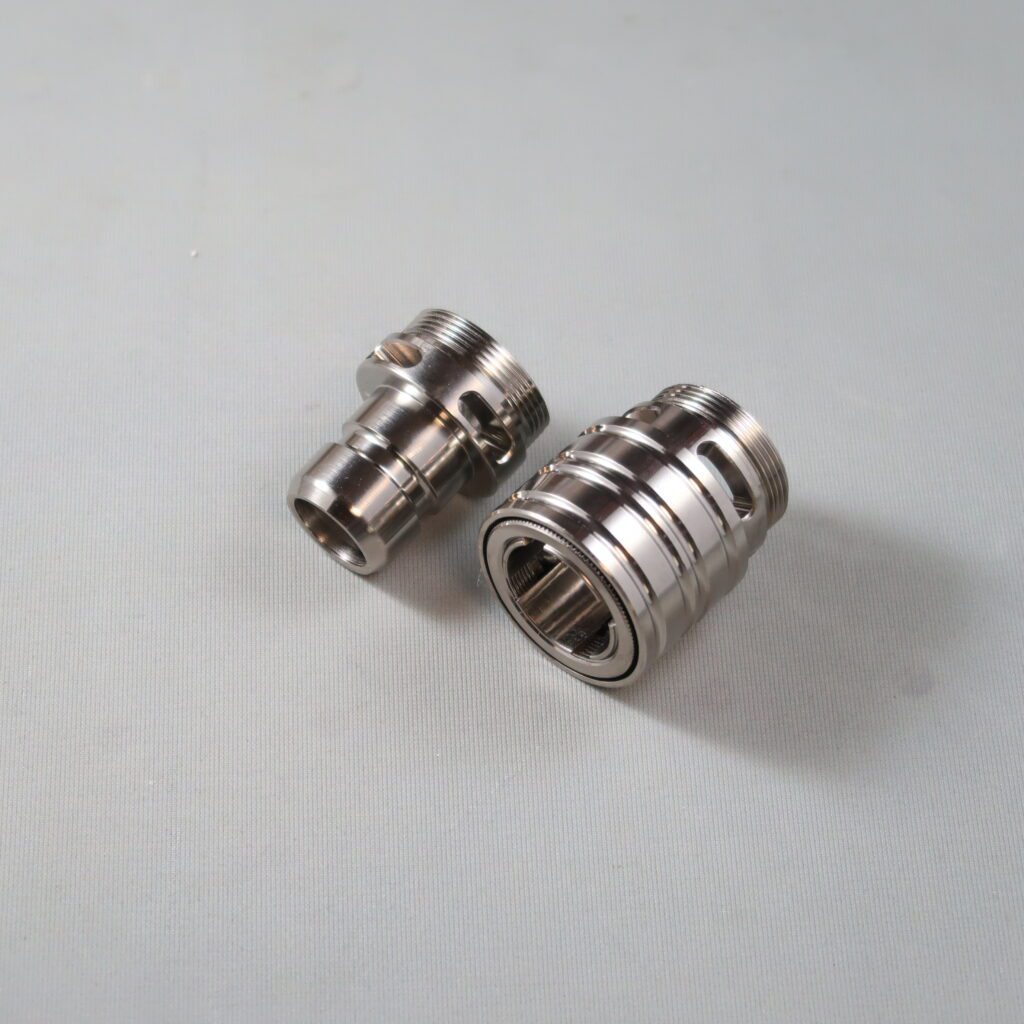 Nickel Plated Coupler open