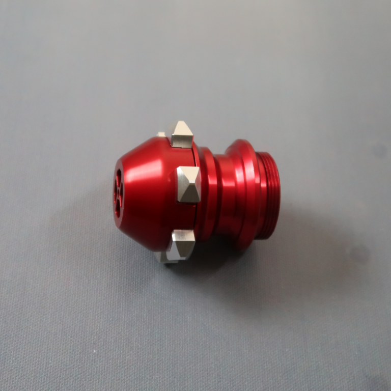 Crimson Scorpion Pommel - Side View