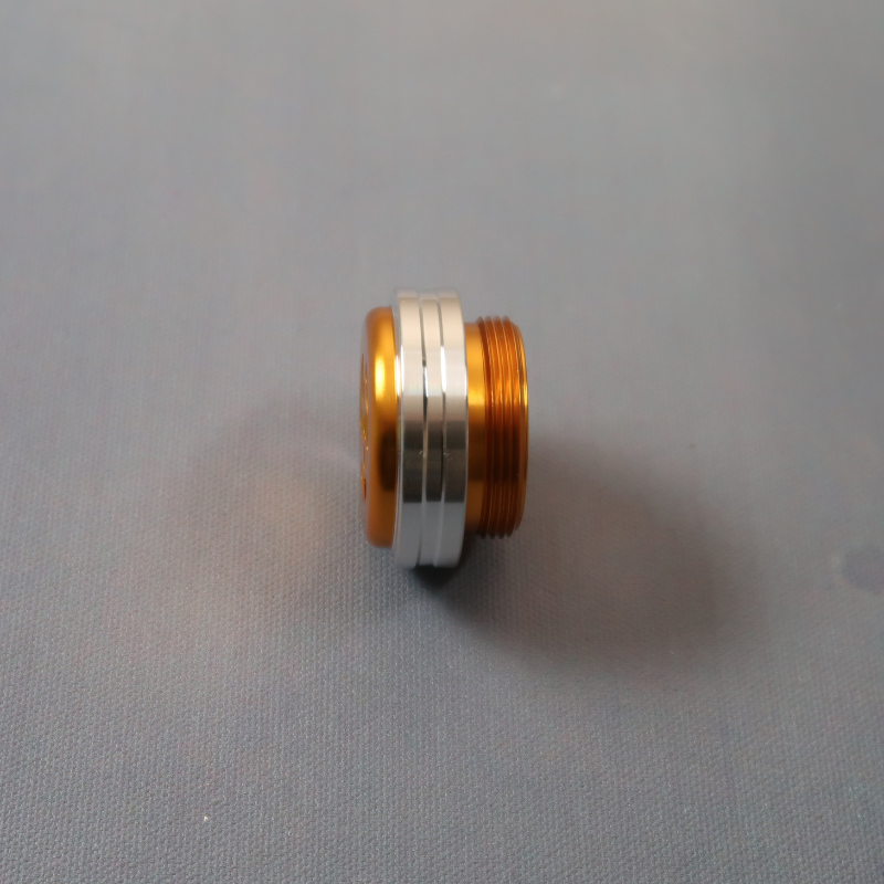 Electrum Wind Gold Pommel - Side View